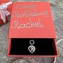21st Birthday Charm Personalised Silver Gift For Her, thumbnail 2 of 9