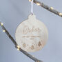 My First Christmas Personalised Tree Decoration, thumbnail 2 of 4