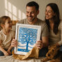 Personalised Family Tree Papercut Or Print, thumbnail 1 of 8