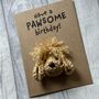 Cavapoo Cockerpoo Cavachon Doodle Crochet Birthday Card Handmade, thumbnail 6 of 8