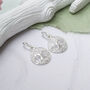 Sterling Silver Equality Tree Dangly Earrings, thumbnail 2 of 3