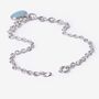 Larimar Amulet Silver Chain Necklace, thumbnail 3 of 5