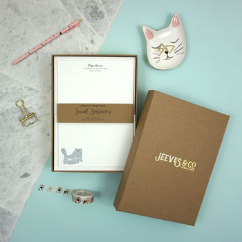 Personalised Cat Attack Writing Paper, 2 of 10