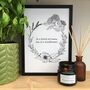 'She Is A Wildflower' Hand Illustrated Quote Print, thumbnail 6 of 7