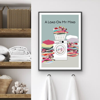 A Load On Mind Laundry Print, 2 of 2