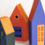 Scandi Home Decor, Colorful Nordic Village, thumbnail 10 of 10