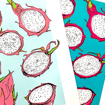 Dragon Fruits Limited Edition Screen Print, 6 of 9