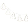 Metal Gold Tree Christmas Bunting Decoration, thumbnail 2 of 2