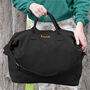Personalised Recycled Canvas Weekend Travel Bag, thumbnail 2 of 9