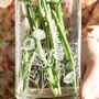 Personalised Wildflower Cylinder Glass Vase, H25cm, thumbnail 3 of 5
