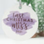 Last Christmas As A Miss Ornament, thumbnail 3 of 3