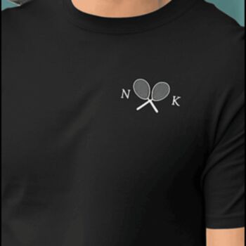 Personalised Unisex Tennis T Shirt, 2 of 2