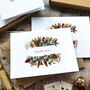 Dried Flower Autumn Thank You Cards, thumbnail 2 of 8