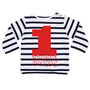 Age Number One To Nine Stripy Tshirt, thumbnail 4 of 12