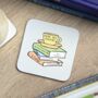 Personalised Book Stack Reading Coaster, thumbnail 1 of 2