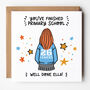 Customisable 2026 School Leavers Card For Girls, thumbnail 3 of 8