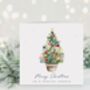 Personalised Christmas Baubles Tree Card For A Couple, thumbnail 2 of 2