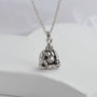 Sterling Silver Buddha Necklace, thumbnail 1 of 4
