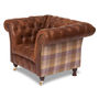 Harris Tweed Or Vintage Leather Chesterfield Sofa, thumbnail 4 of 12