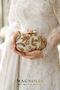 Arar | White And Gold Floral Embroidered Bridal Clutch, thumbnail 1 of 10