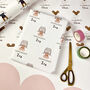 Personalised Bunny Or Mouse Wrapping Paper, thumbnail 2 of 10