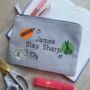 Personalised Stay Sharp School Pencil Case, thumbnail 1 of 2