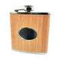 Personalised Wood Effect 6oz Hip Flask, thumbnail 5 of 9