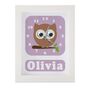 Personalised Children's Owl Clock, thumbnail 8 of 10