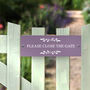 Personalised Gate Sign, thumbnail 2 of 8