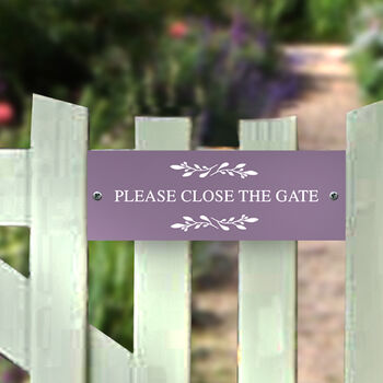 Personalised Gate Sign, 2 of 8