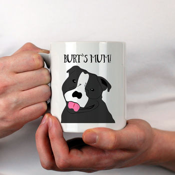 Personalised Staffordshire Bull Terrier Mug, 3 of 5