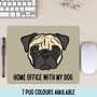 Pug Face Mouse Mat, thumbnail 1 of 4