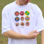 Middlesbrough Football Beer Mats Oversized T Shirt, thumbnail 5 of 11