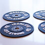 Weight Plate Coasters Funny Gym Gift, thumbnail 10 of 11
