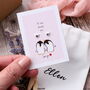 Gift Bag 'It Was Always You' Classic Heart Earrings, thumbnail 1 of 5