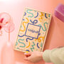 Personalised Squiggle Design Mirror Wooden Storage Box, thumbnail 2 of 5