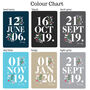 Special Date Personalised Print, thumbnail 4 of 6