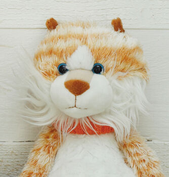 Christmas Cuddly Cat Soft Toy, Perfect For Cat Lovers, 3 of 3