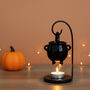 Black Halloween Cauldron Oil Burner And Wax Melter, thumbnail 1 of 5