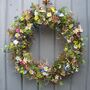 Spring Summer Wildflower Meadow Wreath, thumbnail 1 of 6