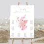 Scotland Map Wedding Table Plan, thumbnail 3 of 5