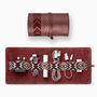 Leather Tech Roll Organiser With Optnl Access., Red, thumbnail 1 of 7