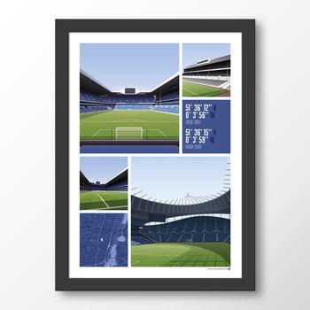 Tottenham Views Of White Hart Lane Poster, 6 of 6
