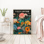 Japanese Flower Art Print, thumbnail 2 of 3