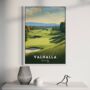 Valhalla Golf Course Poster – Golf Wall Art Print | Gift For Golfers, Dad, Husband, Golf Gift For Him, thumbnail 1 of 2