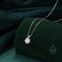 One Carat Moissanite Diamond Classic Single Stone Pendant Necklace, thumbnail 4 of 10