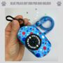 Blue Polka Dot Dog Poo Bag Holder, thumbnail 1 of 5