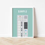 Sample Synthesizer Print | Op1 Synth Poster, thumbnail 1 of 6