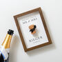 Personalised Our First Toast Cork Saver Frame, thumbnail 2 of 12