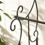 Cast Iron Scrolled Three Section Towel Rail, thumbnail 5 of 7